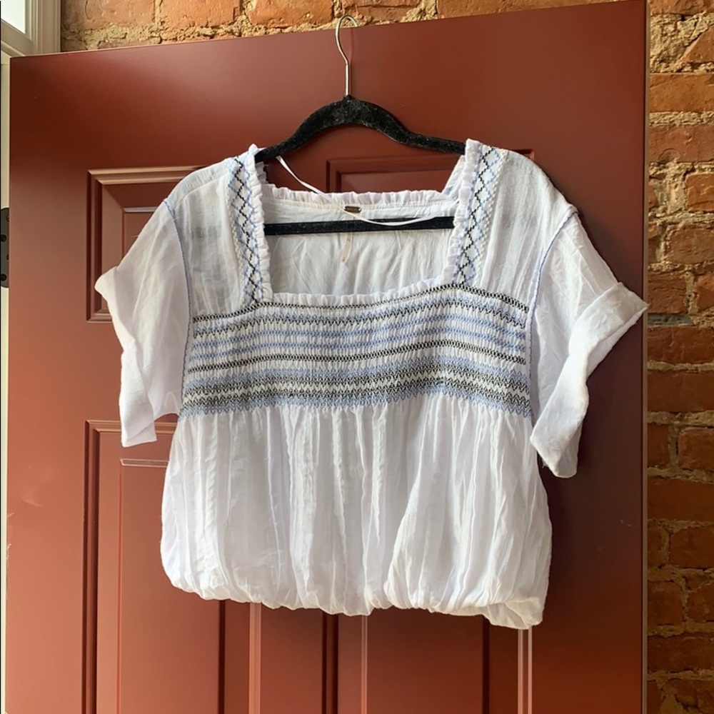 Free people crop blouse